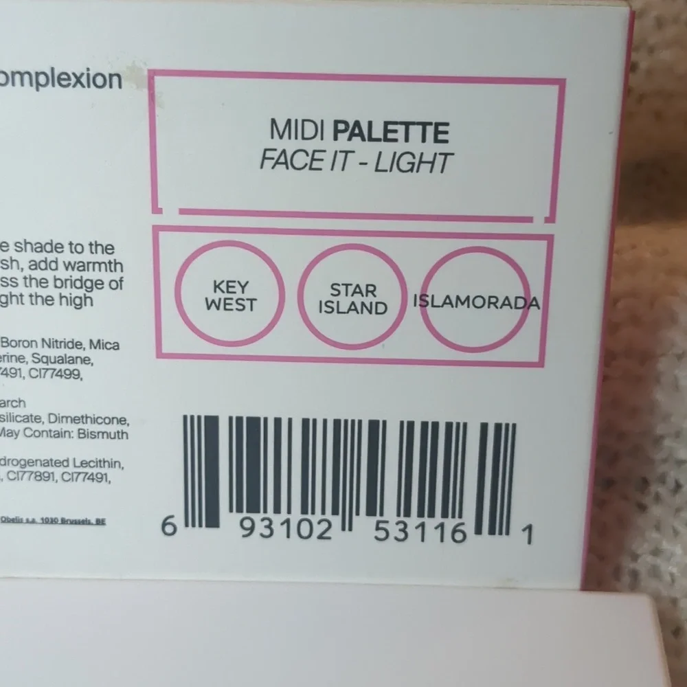 OFRA Face It Midi Palette in LIGHT, 12g/042oz(3x 4g/0.14)